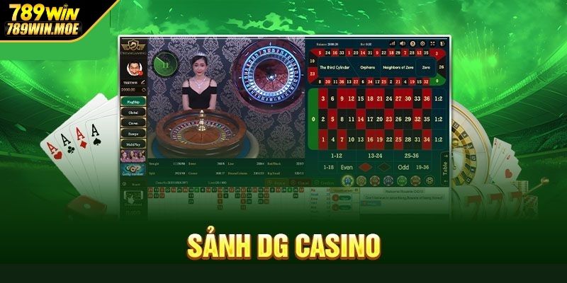 Sảnh chơi DG Gaming đa dạng thể loại
